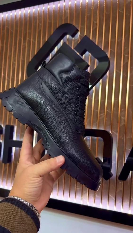 100% genuine leather handmade leather boots