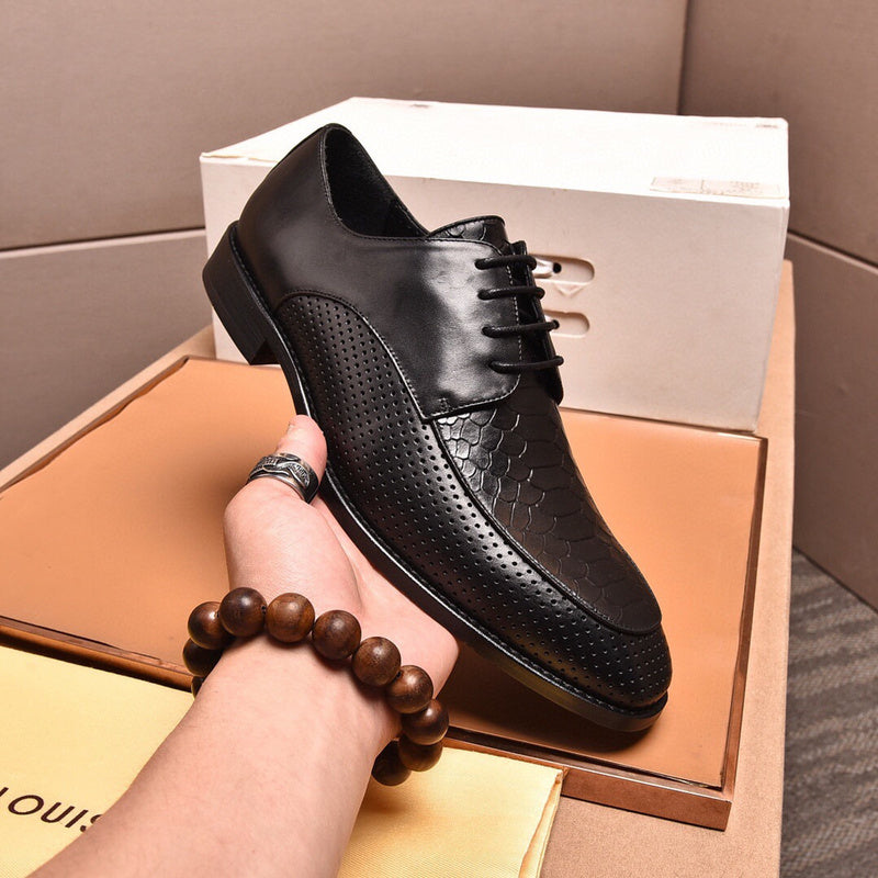 Men’s Genuine Leather Loafers Luxurious Dress Shoes