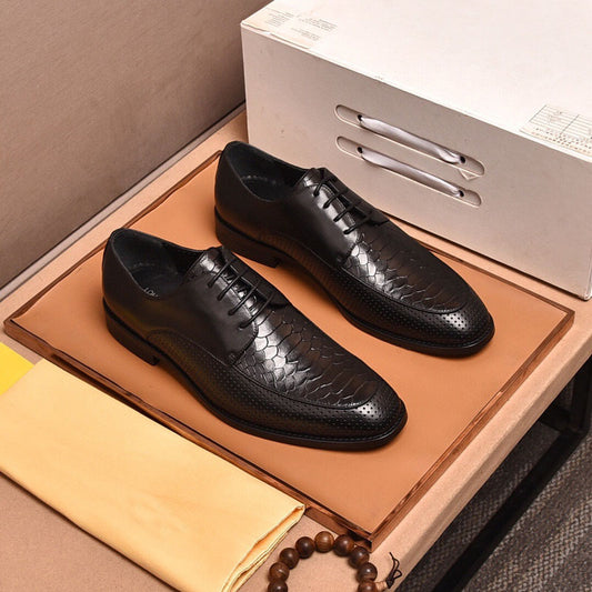 Men’s Genuine Leather Loafers Luxurious Dress Shoes