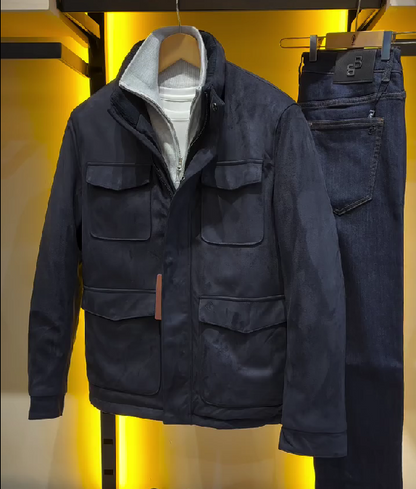 Denim work jacket