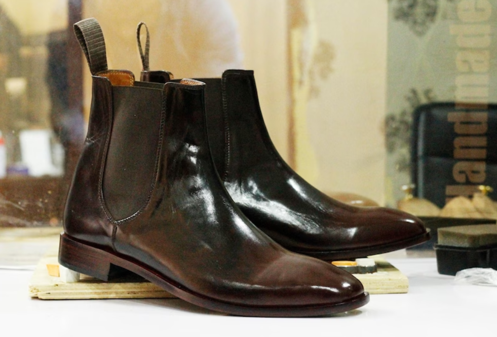 Handmade Chelsea Boots Dress Shoes