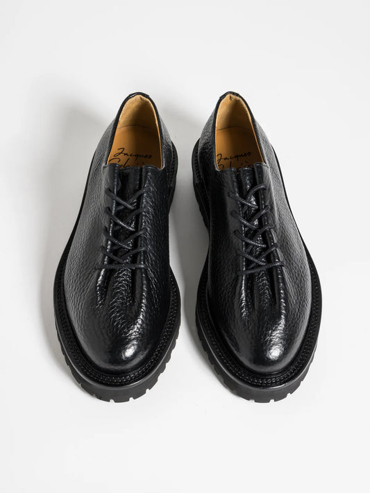 Ebano Grained Calf Leather Edouard Derbies