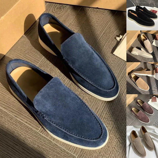 Men's solid color loafers