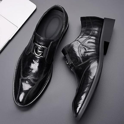 Mens Dress Shoes Business Leather Penny Loafers