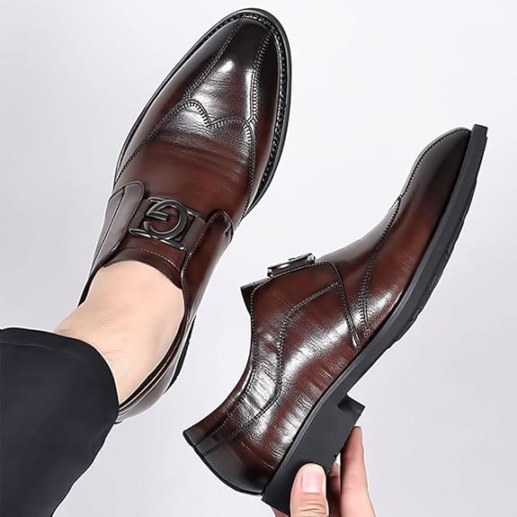 Mens Dress Shoes Business Leather Penny Loafers