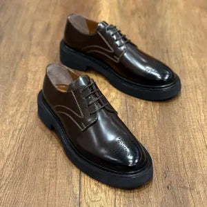 Broad Arrow Apron Derby・Ebony Brown