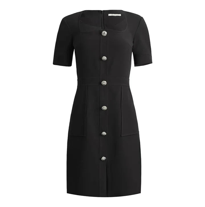 Chantelle Button Dress