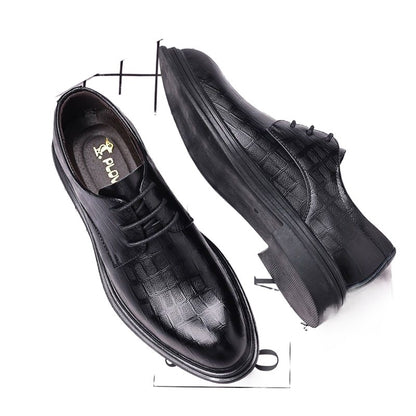 Woodpecker men's genuine leather business casual shoes