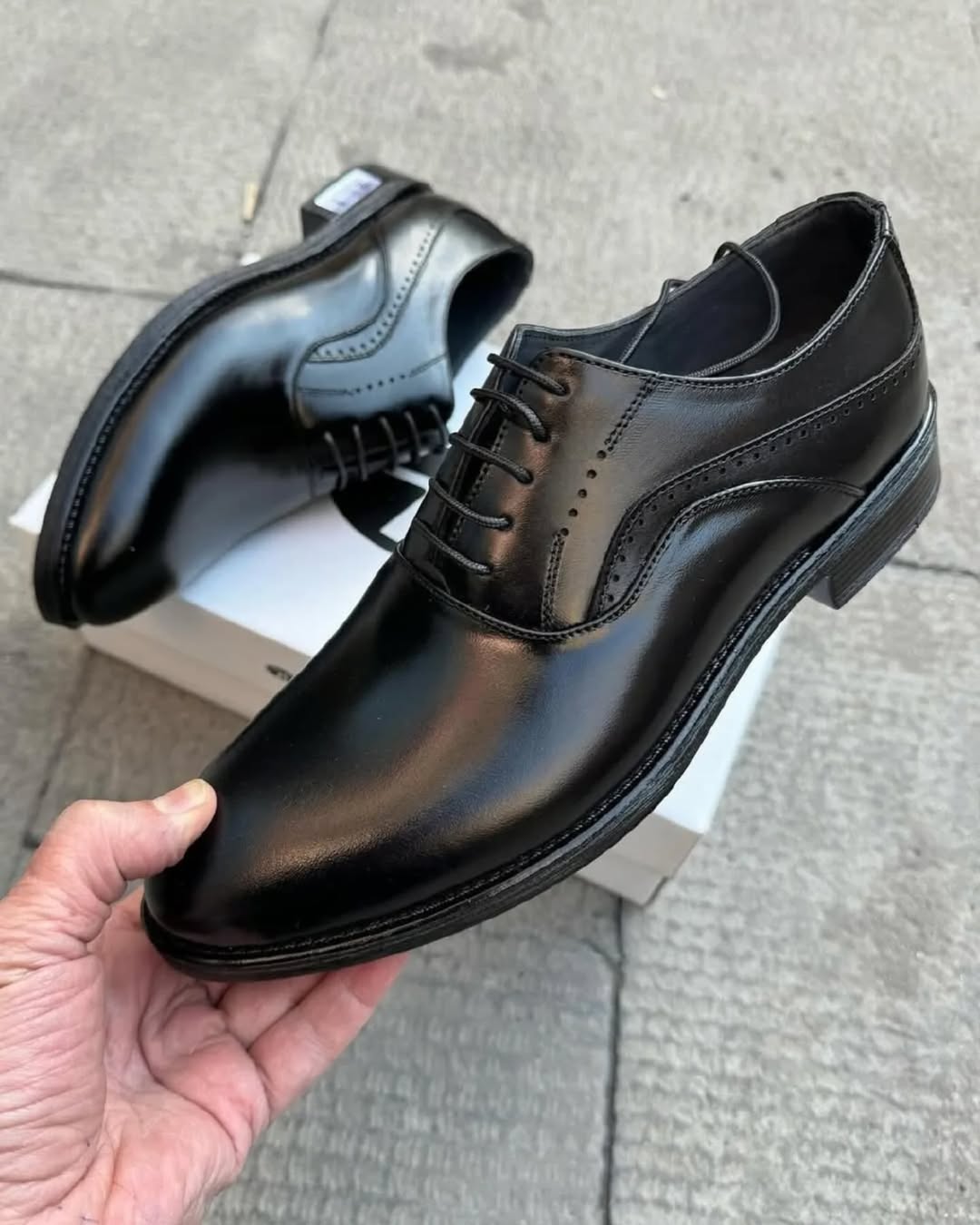 men's high-end business formal leather shoes genuine leather breathable