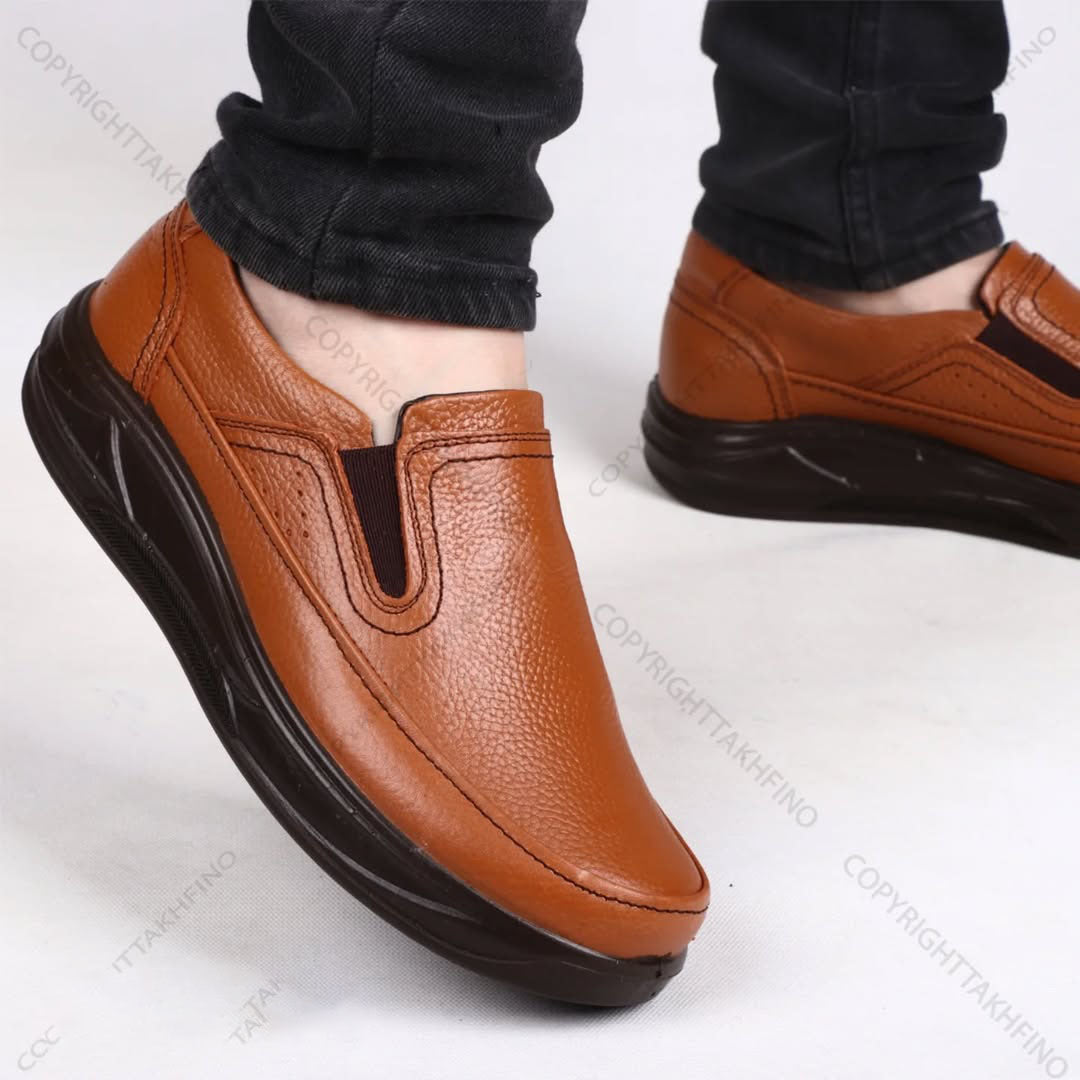 Men's genuine leather orthopedic casual shoes dad shoes orthopedic shoes