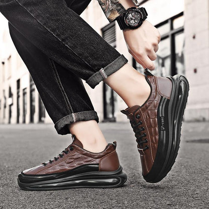 Men's crocodile leather shoes