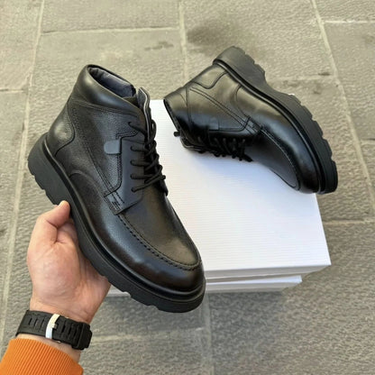 Men's leather casual shoes