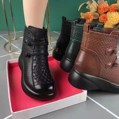 Women's alligator leather boots