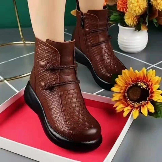 Women's alligator leather boots