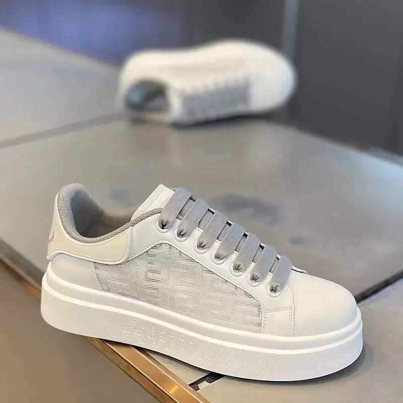 Breathable white shoes all-match thick-soled casual sneakers