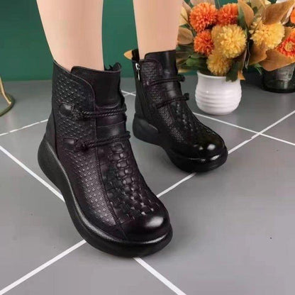 Women's alligator leather boots