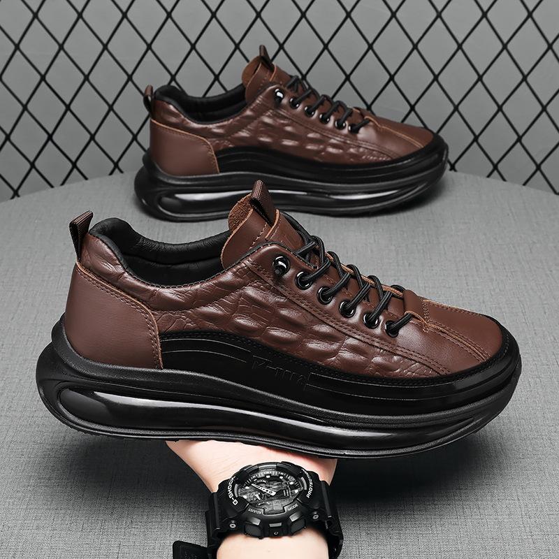 Men's crocodile leather shoes