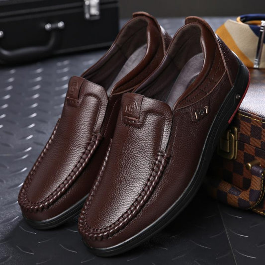 100% genuine leather formal business shoes