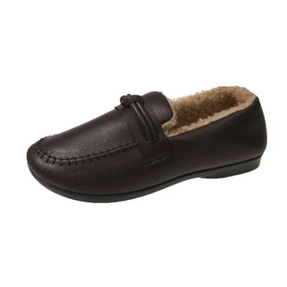 Women's fur cotton shoes