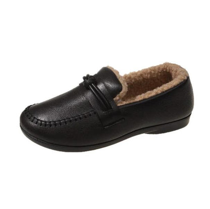 Women's fur cotton shoes