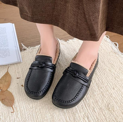 Women's fur cotton shoes