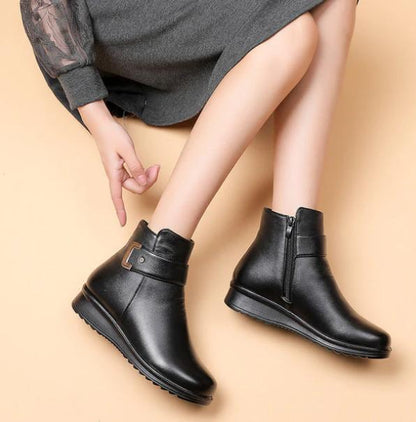 Fashion short wool boots