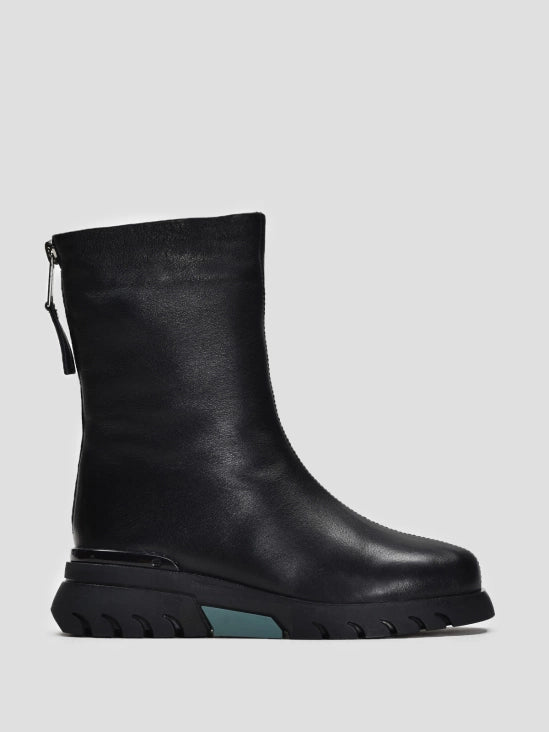 Women's zip-up thick-soled warm boots